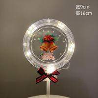 Frohe Weihnachten Kuchen Plugin mit Lichtern zum Leuchten 2024 Weihnachts kuchen Dekoration Party liefert Weihnachts kuchen Topper