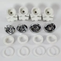 Pièces détachées modernes pour baignoire à remous avec jets d'air turbo, jets d'eau de massage et d'hydrothérapie, avec couvercle en ABS/PVC, pour baignoire autoportante