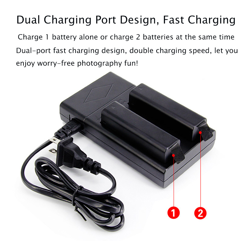 Dual Channel Battery Charger for DJI OSMO Smartphone Gimbal