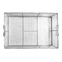 Kustomisasi 304 316 Stainless Steel Metal Woven Mesh Screen Basket Filter Element Tahan Panas Dapat Digunakan Kembali Industri Limbah
