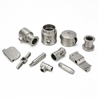 Supports de montage en alliage d'acier usinés CNC, noirs, lot de 4