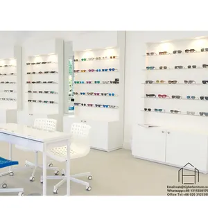 Sunglass Showcase For Store Display Showcase Wall Mount Eyeglass Display Rod