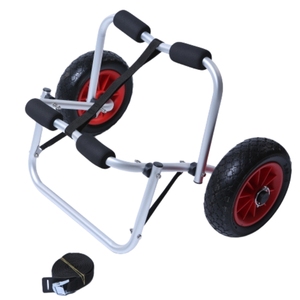 Xách tay nhôm Dolly giỏ hàng nhiệm vụ nặng nề gấp ráp xe đẩy cho thuyền đánh cá Kayak xuồng có sẵn để bán - Product Image 6