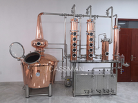 Alambic en cuivre Cassman 5BBL et colonne de distillation pour la production de bière, facile à utiliser