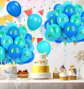 Juego de 30 Globos de la Tierra, Globos Azules y Verdes, <span class=keywords><strong>Globo</strong></span> de Látex con Mapa del Mundo Impreso para Fiestas Temáticas de Viajes, Espacio y Día de la Tierra - Product Image 2