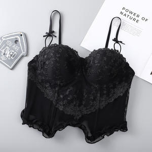 Kustomisasi pakaian dalam transparan wanita dewasa bordir Satin erotis 2024 mode pertunjukan Lingerie mewah kontrol sedang <span class=keywords><strong>3</strong></span> - Product Image 5