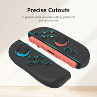 Aksesori pelindung silikon tiga warna menutupi casing Gamepad kanan dan kiri untuk Nintendo Switch 2