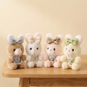 Gantungan Kunci Boneka Kelinci Lucu Grosir OEM Kustomisasi Mainan Hewan Boneka Kelinci Lembut untuk Hadiah - Product Image 1
