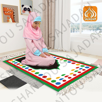 Sajadah anak cerdas, karpet belajar Solah Mat Muslim pendidikan interaktif untuk anak-anak