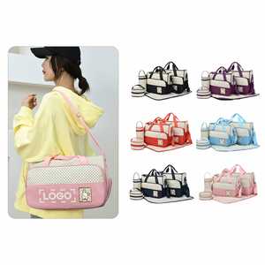 Juego de Bolsas de Pañales de Viaje para Mamá y Mamá, Personalizadas con Logotipo, Impermeables, de Oxford, para Bebés - Product Image 4