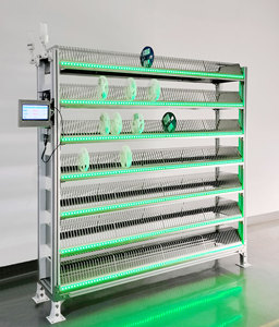 Nieuwe SMT intelligente 5-laags roestvrijstalen elektronische materiaalrek, slim rek met verlichting en ESD-bescherming voor SMD - Product Image 5