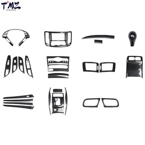 Kit Trim Interior Bergaya Serat Karbon, Set Lengkap Panel Pelindung Dasbor untuk Infiniti G25 G37 2010-2013 setir kiri - Product Image 1