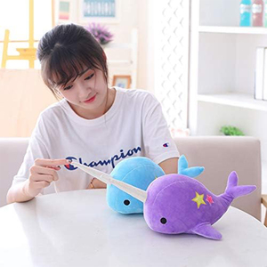 Juguete de Peluche de <span class=keywords><strong>Ballena</strong></span> Narval Personalizado de Fábrica, Adorable Peluche de Animales Marinos <span class=keywords><strong>con</strong></span> Relleno de Algodón PP para Regalos Infantiles - Product Image 3