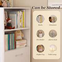 Bureau pliable extensible avec étagères de rangement. Table Murphy escamotable, design blanc peu encombrant pour bureau à domicile, chambre à coucher