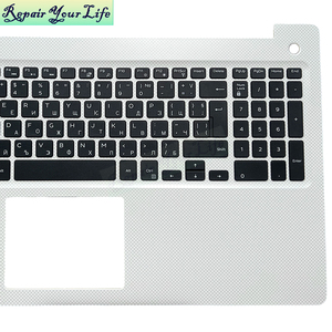 Teclado de ordenador portátil BG búlgaro WB <span class=keywords><strong>Sevilla</strong></span> para Dell G3 3579 0FFNRP 078T3W con reposamanos blanco sin retroiluminación - Product Image 4