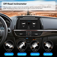 Dasaita 64GB Unit Head Audio Mobil Multimedia Video Player Stereo GPS Navigasi Carplay untuk Mazda 6 Atenza Generasi ke-3