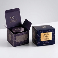 Boîte d'emballage en carton pliable personnalisée recyclable pour crème pour le visage, boîte cadeau pour soins de la peau, boîte en papier avec insert