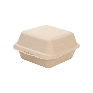 Caja de cartón desechable industrial roja para llevar, diseño de caja de almuerzo para picnic, para <span class=keywords><strong>sushi</strong></span>, snacks, postres, hamburguesas suaves y pasteles bento. - Product Image 2