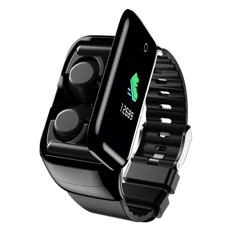 Новинка 2021, умный Браслет M7, спортивные часы с громкой связью, наушники-вкладыши 2 в 1 5,0, беспроводные наушники, часы