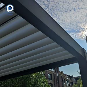 Pérgolas <span class=keywords><strong>de</strong></span> Techo con Rejillas Personalizadas Prima, Muebles <span class=keywords><strong>para</strong></span> el Hogar, Toldo <span class=keywords><strong>para</strong></span> Jardín, Pérgola Bioclimática <span class=keywords><strong>de</strong></span> <span class=keywords><strong>Aluminio</strong></span> <span class=keywords><strong>de</strong></span> Lujo, Gazebo <span class=keywords><strong>para</strong></span> Exteriores - Product Image 5