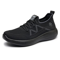 Mocassins respirants et légers pour hommes, avec semelle extérieure en PU antidérapante et amortie, style décontracté et tendance pour la marche