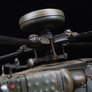 In metallo antico modello di aereo da caccia in ferro fatto a mano - Product Image 5