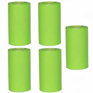 ถุงเก็บอุจจาระสุนัขได้รับการรับรองมาตรฐาน ASTM D6400 ขายส่ง ถุงเก็บอุจจาระสัตว์เลี้ยงแบบกำหนดเอง ถุงขยะสัตว์เลี้ยงย่อยสลายได้ กล่องม้วนถุงขยะสัตว์เลี้ยง - Product Image 1