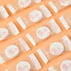 Mascarilla Facial Comprimida <span class=keywords><strong>de</strong></span> Fibra <span class=keywords><strong>de</strong></span> Algodón Orgánica Natural Suave para Belleza Cosmética Desechable, Mascarilla Comprimida <span class=keywords><strong>de</strong></span> Seda <span class=keywords><strong>de</strong></span> Pulgas - Product Image 5