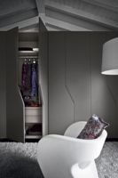 Armoire convertible moderne de luxe en bois massif avec rangement pour chambre, salon et villa