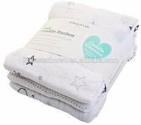 Couverture d'emmaillotage en coton 200TC super chaude et douce pour nouveau-nés garçons et filles, en mousseline, toutes saisons, personnalisable – Grande Vente