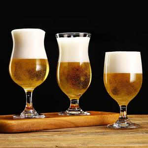 Logo personnalisé 11-15oz Verres à bière <span class=keywords><strong>Lambic</strong></span> tulipe à tige de style contemporain Verres à jus de fruit pour la fête au bar - Product Image 5