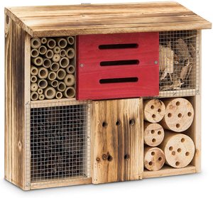 Abri en matériaux naturels pour insectes, abeilles, guêpes, papillons, insectes, <span class=keywords><strong>maison</strong></span> en bois EUDR - Product Image 1