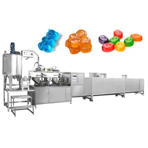 High speed commercial candy food manufacturing equipment small sour banana soft sweet candy machine