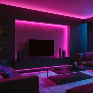 Tira de luces inteligente WS2811 RGBIC de 60 LED/M, tira de luz inteligente direccionable con control por aplicación de color de píxeles mágicos flexibles con clasificación IP30 de 1903 - Product Image 6