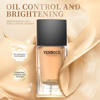 Fond de Teint Liquide Longue Tenue Contrôle du Sébum Éclaircissant Hydratant Correcteur Imperméable Teint Naturel Uniforme OEMODM Marque Privée