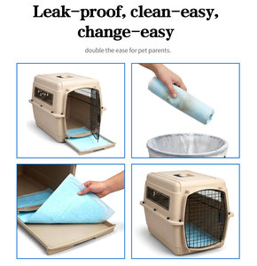 Ultra Thin Disposable Pet Training <b>Pads</b> Quick Liquid Lock Odor Control Leak Proof Dog <b>Pee</b> <b>Pads</b> OEM ODM - Product Image 2