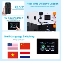 Pack de batteries fini EEL V6 Pro 17KWH 16S 51.2V avec cellules LiFePO4 CATL EVE 314AH 330Ah intégrées + BMS JK 200A + Disjoncteur et fusible
