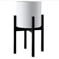 Support de pot de fleurs en fer forgé de style américain moderne, sur pied, pour balcon, multifonctionnel, pliable, design démontable