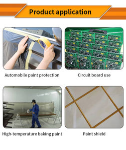 UJANG Ruban de masquage automobile Résistant aux hautes températures 150 degrés Papier Washi Ruban de masquage pour peinture automobile - Product Image 5