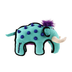 2025 SUPERZOO GiGwi Duraspikes Extra durevole elefante cane giocattolo azzurro con punte di taglia - Product Image 4