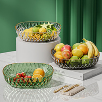 Luxe premium handgemaakte plastic PP schaalset voor luxe keukens, milieuvriendelijk gepolijst design voor verse snacks, salades & fruit