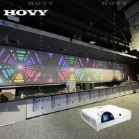 Projecteur holographique 3D plein écran HOVY, expérience immersive, projection interactive personnalisable, HDMI intégré, Wi-Fi portable