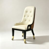 Chaise de salle à manger en bois massif sur mesure, simple et confortable, fauteuil d'hôtel, chaise d'invité, chaise de restaurant et d'hôtel, chaise d'événement
