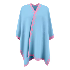 Suéter Cárdigan de Mujer de Alta Calidad, Cálido, Estampado, Informal, de Poliéster Ecológico, Diseño Colorido, Chal para Fiesta de Hermanas - Product Image 4