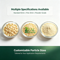 ZEAL BIOTECH Granulés d'ail lyophilisés 5mm 100% Naturels Étiquette Nettoyante Sans Additifs Réhydratables 24 Mois Assaisonnement Alimentaire