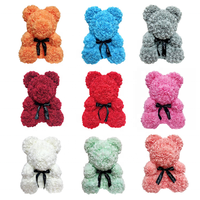 Ours en peluche personnalisé en polystyrène de 40 cm pour Noël, mariage, Saint-Valentin, décorations DIY pour enfants