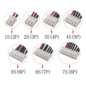 สายชาร์จแบตเตอรี่ลิโพ Jst Xh2.54 แบบ 7 พิน ความยาว 30 ซม. สายไฟ 22awg สำหรับโดรน RC แบตเตอรี่ 2s-6s เครื่อ<span class=keywords><strong>ง</strong></span>ชาร์จ B6 อะไหล่เครื่อ<span class=keywords><strong>ง</strong></span>บินบังคับวิทยุ - Product Image 3