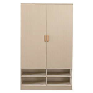 ZS Hengsheng Wardrobe Rubberwood <b>Hinged</b> Door Elderly Storage Bedroom Furniture - Product Image 4