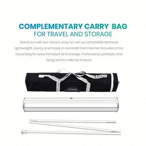 Letrero de Bienvenida para Boda, Minimalista, Enrollable, con Diagrama de Asientos, de Aluminio, Retráctil - Product Image 2