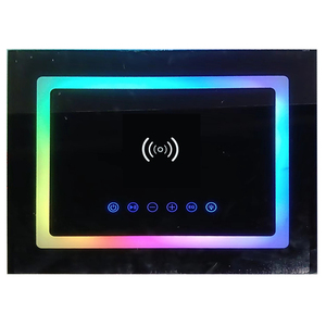 Nhà thông minh bên cạnh bảng Glass màn hình cảm ứng LED ánh sáng USB sạc không dây Bảng điều chỉnh cho điện thoại đồng hồ sạc không dây - Product Image 1